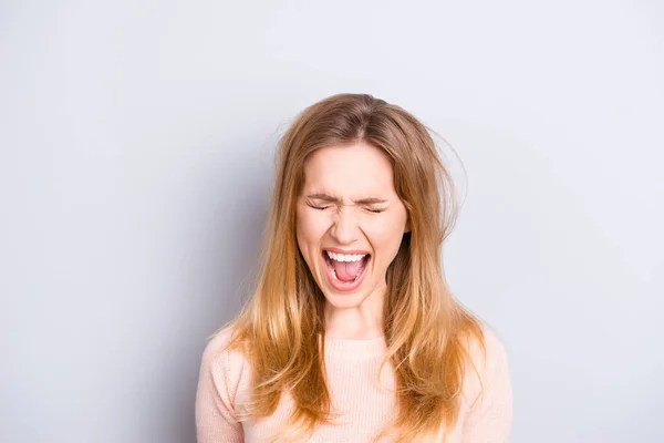 La gente emoción expresando pérdida caspa caspa champú loción ba — Foto de Stock