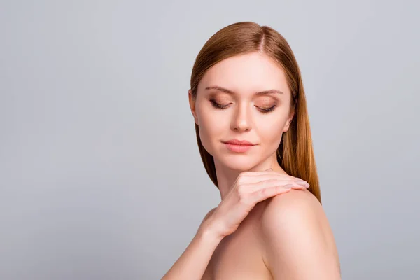 Sensual sensível correção cosméticos encantador bonito bonito — Fotografia de Stock