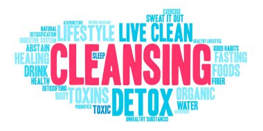 Temizlik kelime bulutu