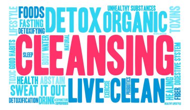 Temizlik kelime bulutu