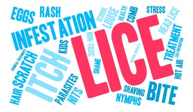 Lice Word Cloud clipart