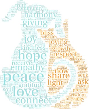 Barış kelime bulutu