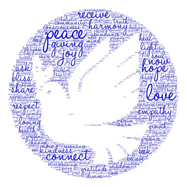 Barış kelime bulutu