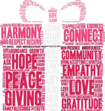 Barış tatil kelime bulutu