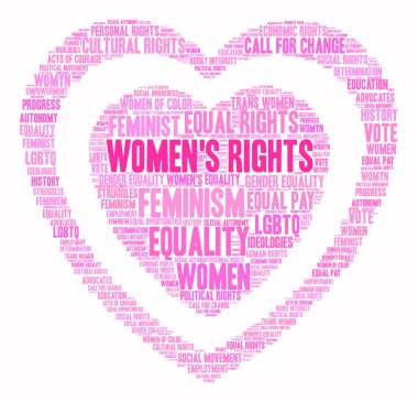 Kadın hakları bulut kelime