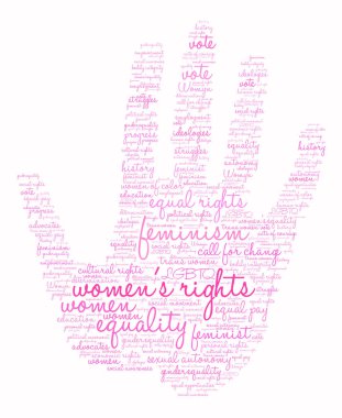 Kadın hakları bulut kelime