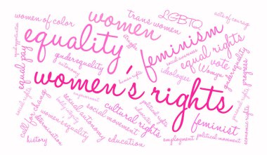 Kadın hakları bulut kelime