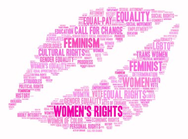 Kadın hakları bulut kelime