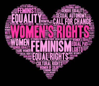 Kadın hakları bulut kelime