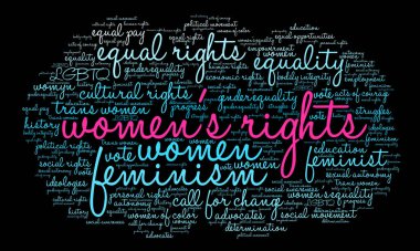 Kadın hakları bulut kelime
