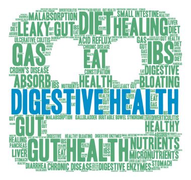 Digestive Health Word Cloud clipart