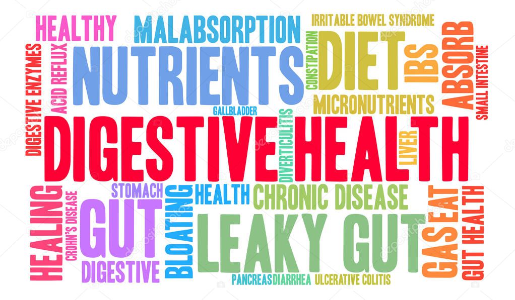 Digestive Health Word Cloud