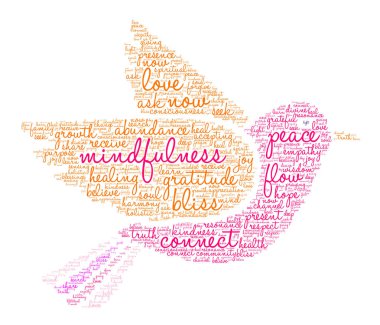 Mindfulness kelime bulutu
