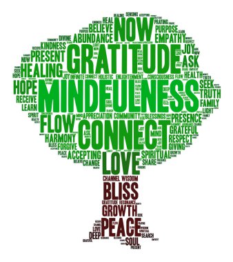 Mindfulness kelime bulutu