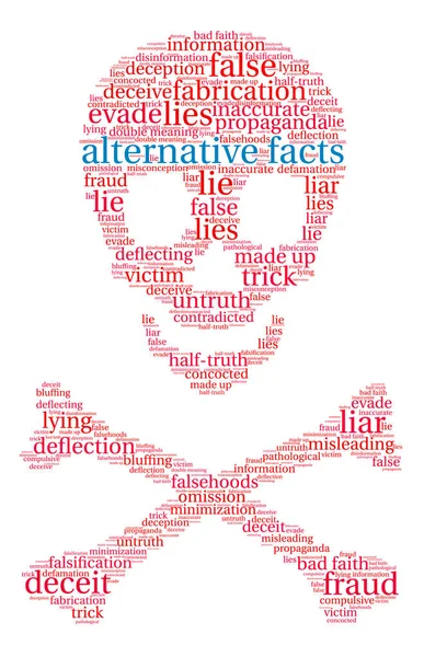 Alternatif gerçekler kelime bulutu