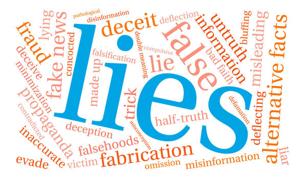 Lies Word Cloud