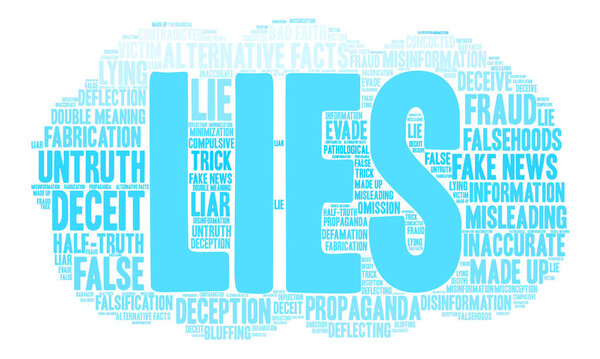 Lies Word Cloud