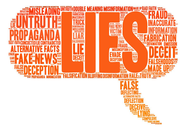 Lies Word Cloud