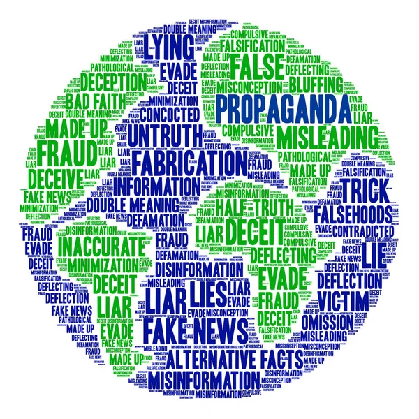 Propaganda word cloud — Stockvector