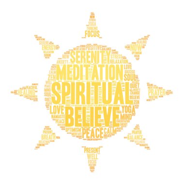 Manevi kelime bulutu