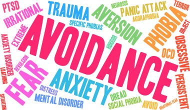 Kaçınma kelime bulutu