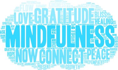 Mindfulness kelime bulutu
