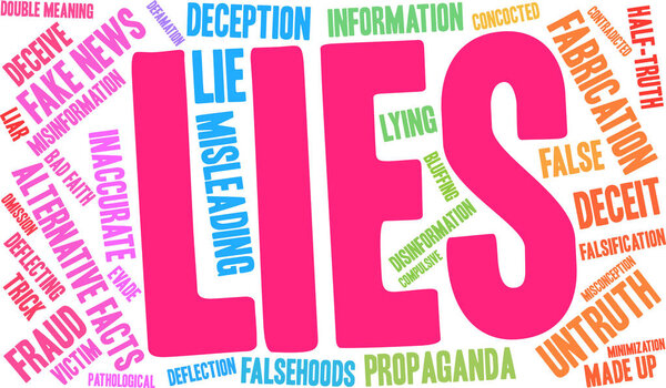 Lies Word Cloud