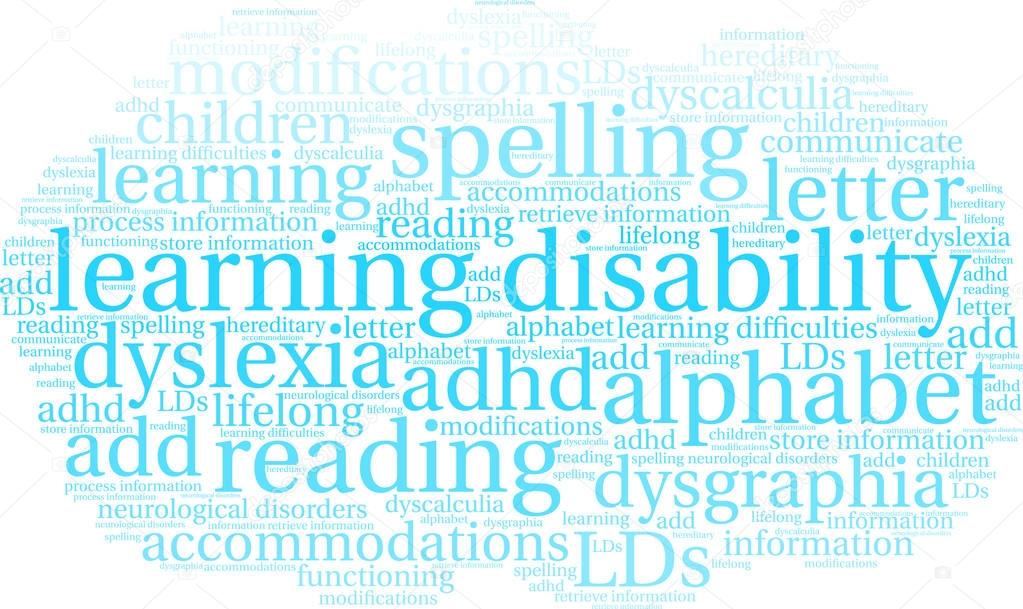 Learning Disability Word Cloud