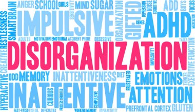 Dağınıklığı kelime bulutu