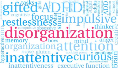 Dağınıklığı kelime bulutu