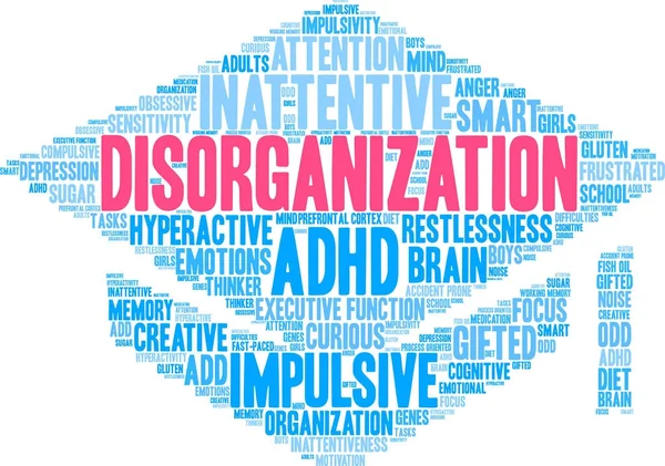 Dağınıklığı kelime bulutu