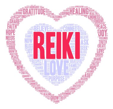 Reiki kelime bulutu