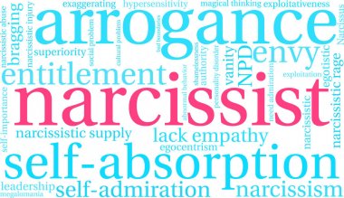 Narsist kelime bulutu
