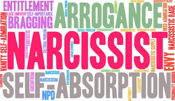 Narsist kelime bulutu
