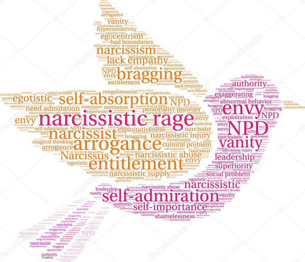 Narcissistic Rage Word Cloud