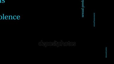 Bana da bir siyah arka plan üzerinde bulut kelime.