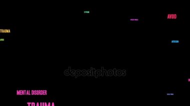 Anksiyete kelime bulut beyaz bir arka plan üzerinde.