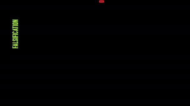 Faits alternatifs nuage de mots sur fond blanc .