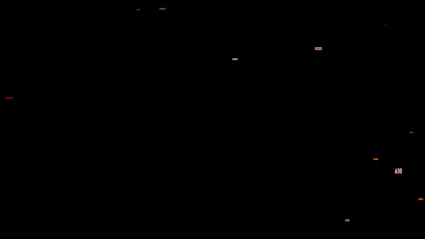 Гнев Сдвг Анимированное Облако Слов Черном Фоне — стоковое видео