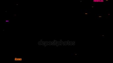 Animasyon iltihap kelime bulutu siyah bir zemin üzerine. 