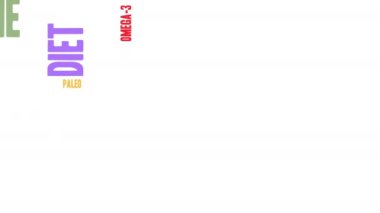 Beyaz bir arka plan üzerinde iltihap kelime bulut. 