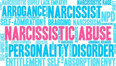 Narsist kötüye kelime bulutu