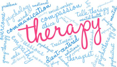 Terapi kelime bulutu