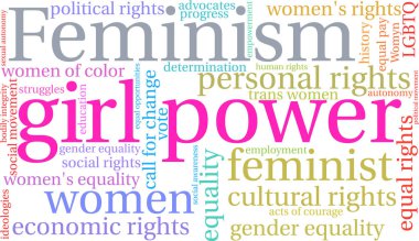 Kız güç kelime bulutu