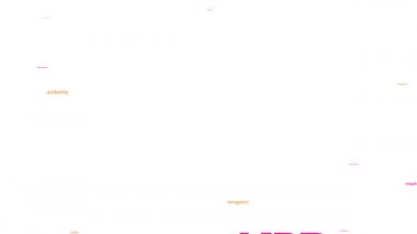 NPD kelime bulut beyaz bir arka plan üzerinde.