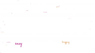 Narsist kelime bulut beyaz bir arka plan üzerinde.