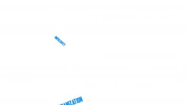 Beyaz bir arka plan üzerinde kompulsif DEHB kelime bulutu.