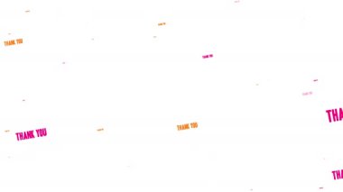 Teşekkür ederim kelime bulutu kırmızı bir arka plan üzerinde.