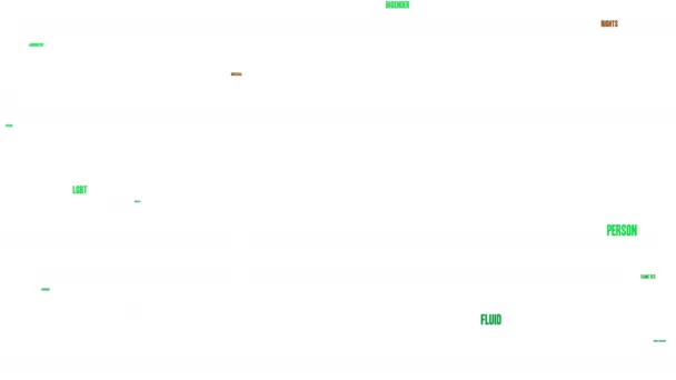 Sortir mot animé nuage sur un fond blanc .