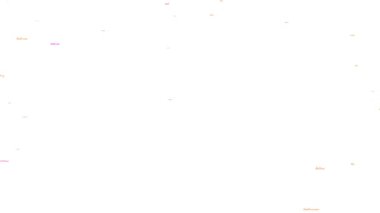 Beyaz arkaplandaki Evde Kalın Hayat Kaydedin kelime bulutu.